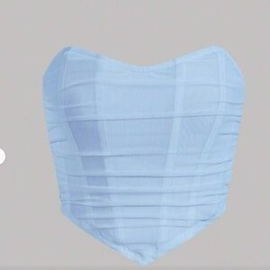 Blue Corset Top